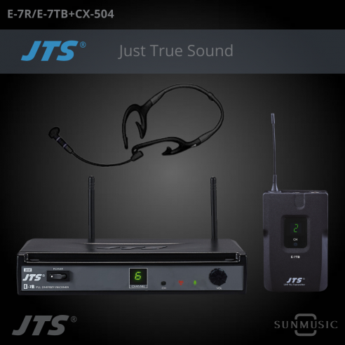 JTS E-7R/E-7TB+CX-504 SISTEMA CINTILLO Valor +IVA