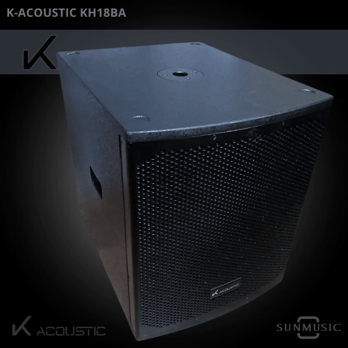 K-ACOUSTIC KH18BA SUBWOOFER ACTIVO 18" Valor +IVA