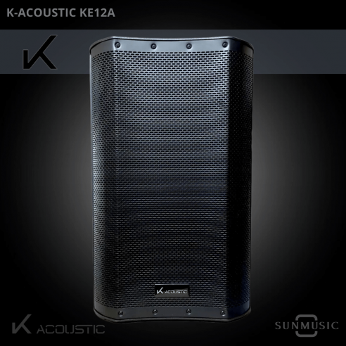 K-ACOUSTIC KE-12A PARLANTE ACTIVO 12" 500W Valor +IVA