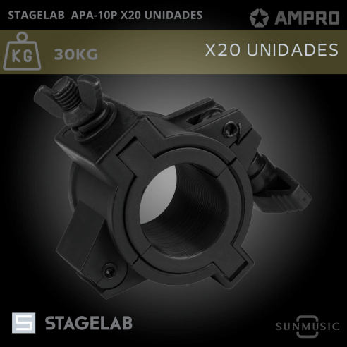 STAGELAB APA-010P CLAMP  X 20 UNIDADES