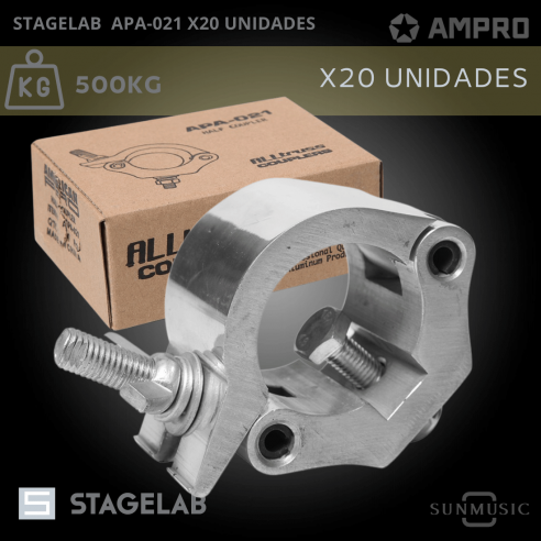 STAGELAB APA-021 CLAMP  X 20 UNIDADES
