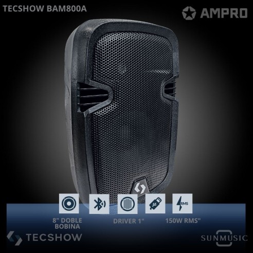 TECSHOW BAM 800A (BAM-8A) 150W RMS