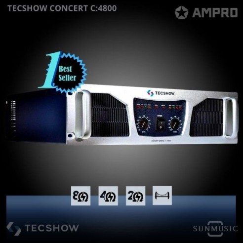 AMPLIFICADOR TECSHOW C-4800