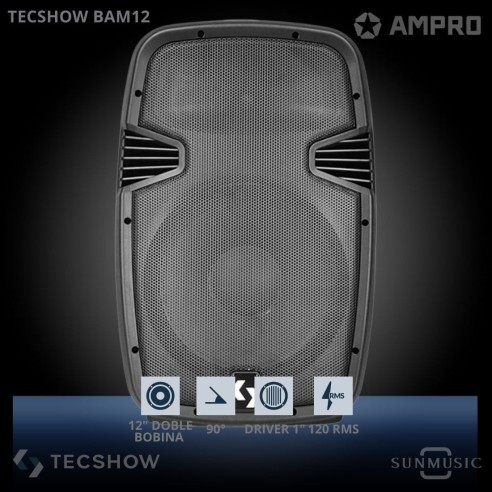 TECSHOW BAM 12 CAJA PASIVA 150W RMS