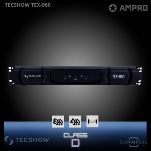 TECSHOW TEX-960 AMPLIFICADOR CLASE D