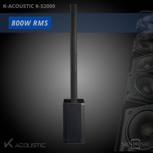 K-ACOUSTIC KS-2000 SISTEMA PORTABLE PROFESIONAL