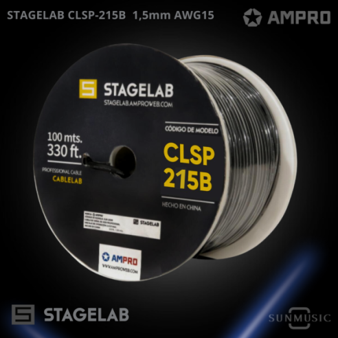 STAGELAB CLSP-215B CABLE PARLANTE DE 1,5 100M