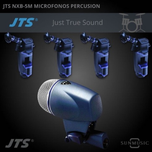 JTS NXB-5M MICROFONOS PARA BATERIA