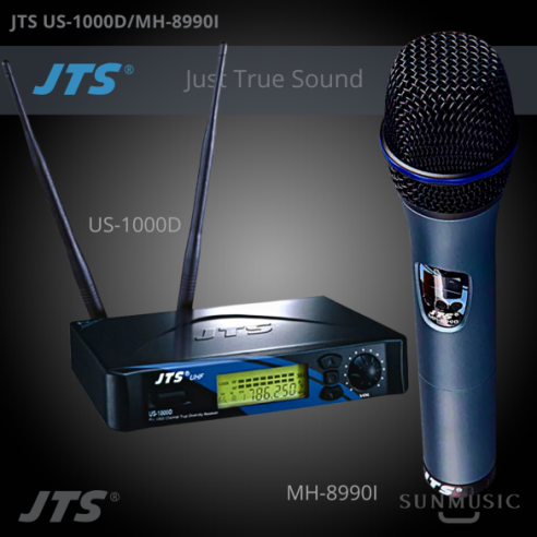 JTS US-1000D MH-8990I SISTEMA INALAMBRICO DE MANO