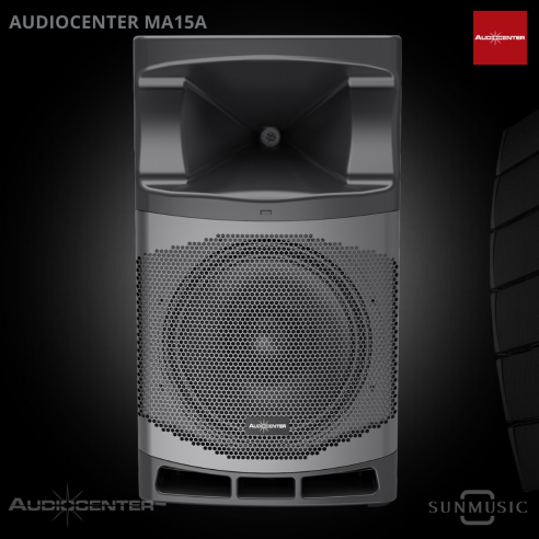 AUDIO CENTER MA15A - ACTIVO 15" 800W RMS DSP AUDIO CENTER