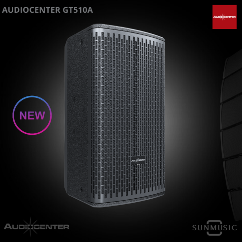 AUDIO CENTER GT510A - ACTIVO 10" 1100W RMS CLASS D AUDIO CENTER