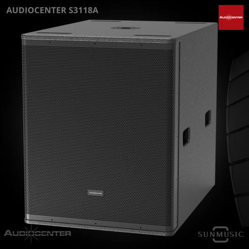 AUDIO CENTER S3118A WOOFER 1000W RMS CLASS D