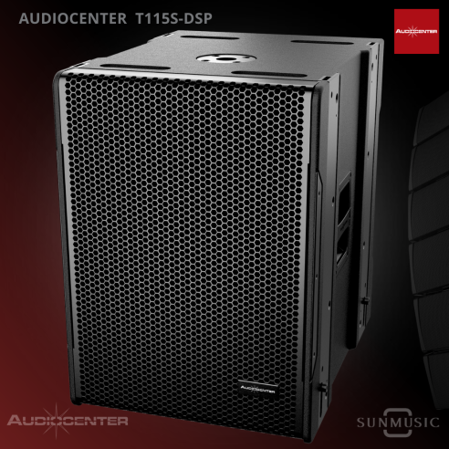 AUDIO CENTER T115S-DSP - SUB ACTIVO 15" 1000w RMS CON DSP AUDIO CENTER