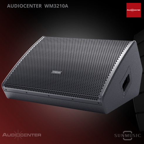 AUDIO CENTER WM3210A - MONITOR PISO ACTIVO 2X10" 1100RMS CLASS D AUDIO CENTER