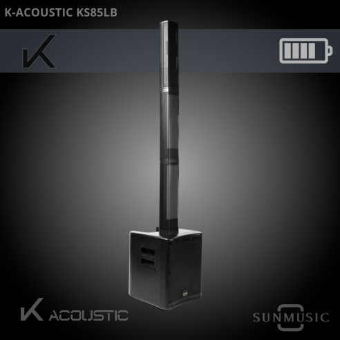 K ACOUSTIC KS85LB 200W RMS CON BATERIA