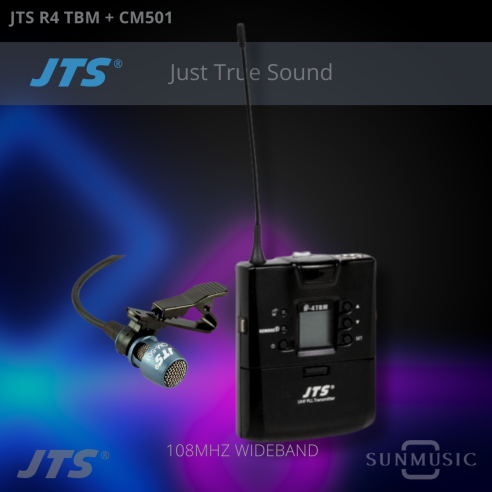 JTS R4 TBM+CM-501 WIDEBAND BODY PACK