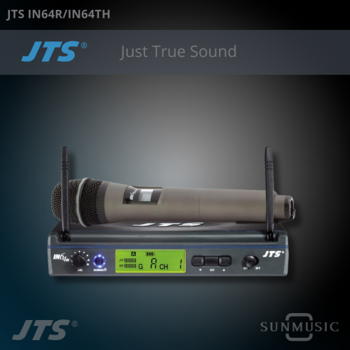 JTS IN64R/IN64TH SIST. INAL. MANO UHF, DIVERSITY 64 FREC. JTS
