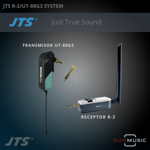 JTS R-2/UT-88G3 SYSTEM - SISTEMA INALAMBRICO PORTATIL