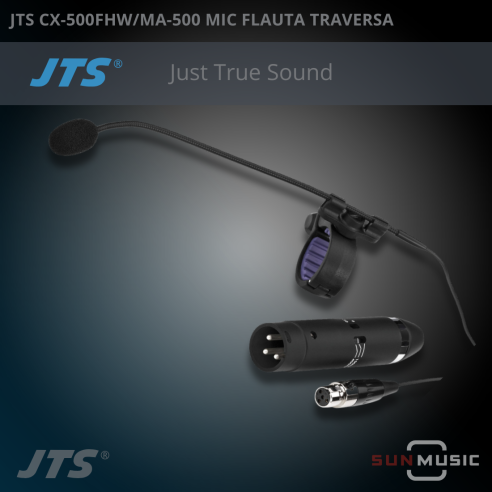 JTS CX-500FHW/MA-500 MIC FLAUTA TRAVERSA