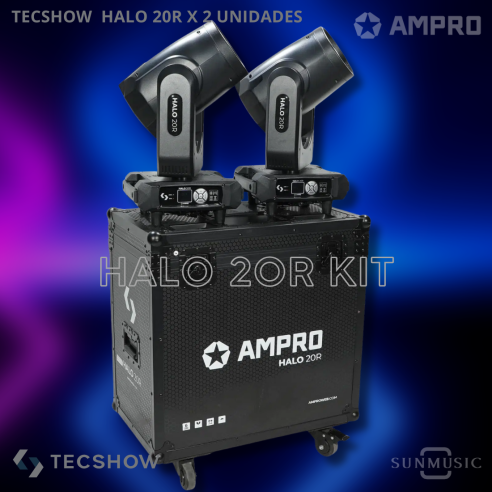 TECSHOW HALO 20R - HALO 20R CABEZA MOVIL BEAM 20R EN CASE DE 2 UNDS