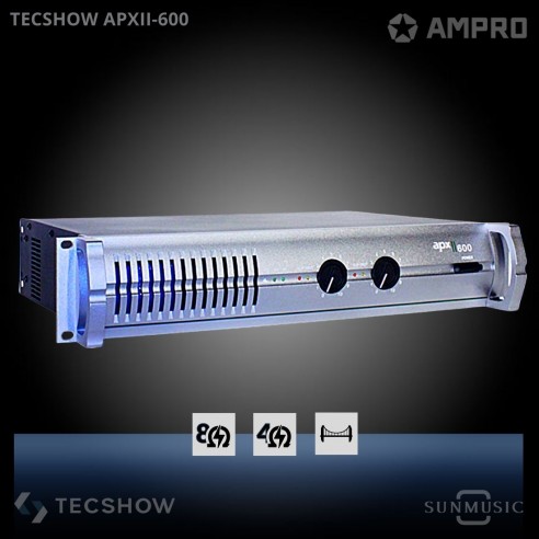 AMPLIFICADOR TECSHOW APX-II 600 Valor +IVA