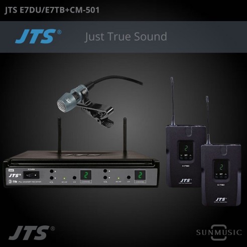 JTS E7DU/E7TB+CM-501 SISTEMA DOBLE