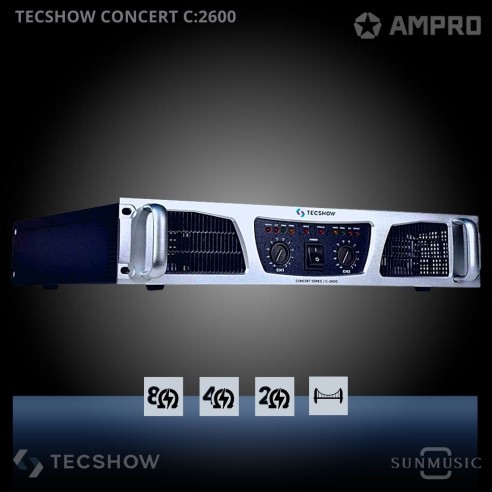 AMPLIFICADOR TECSHOW C-2600