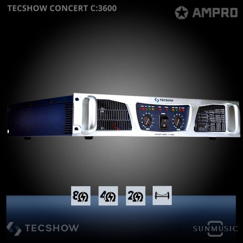 AMPLIFICADOR TECSHOW C-3600