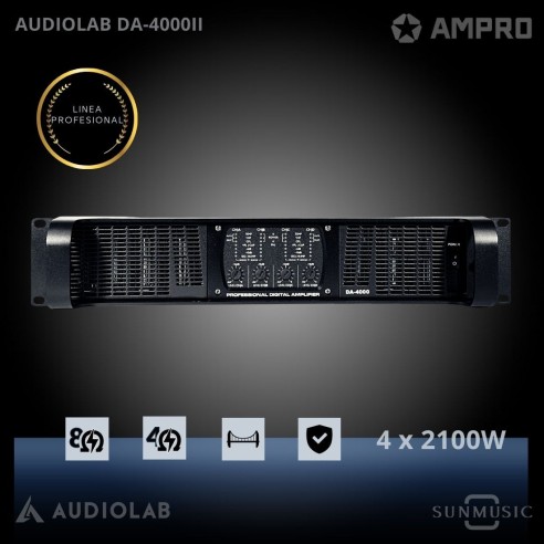 AMPLIFICADOR AUDIOLAB DA-4000 II 4x2100W RMS