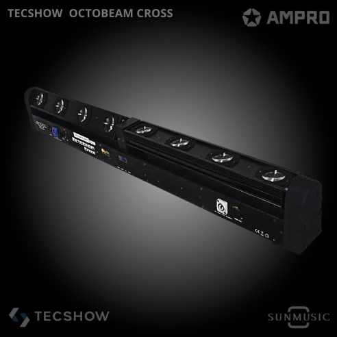 TECSHOW OCTOBEAM CROSS BARRA BEAM DOBLE MOVIMIENTO