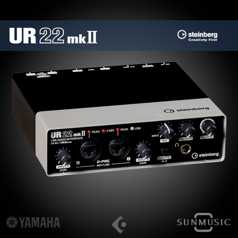STEINBERG UR22mkII Interfaz de audio USB 2x2