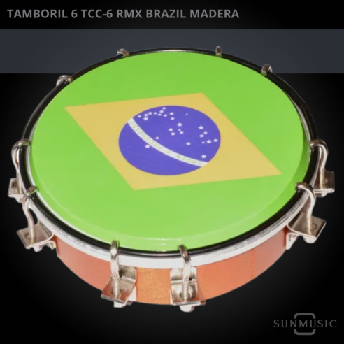 Tamboril 6 Tcc-6 Rmx Brazil Madera