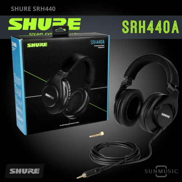 Shure SRH440 Auriculares Profesional para Estudio