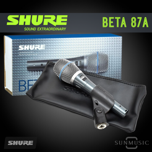 SHURE BETA 87A MICROFONO VOCAL PROFESIONAL Valor +IVA